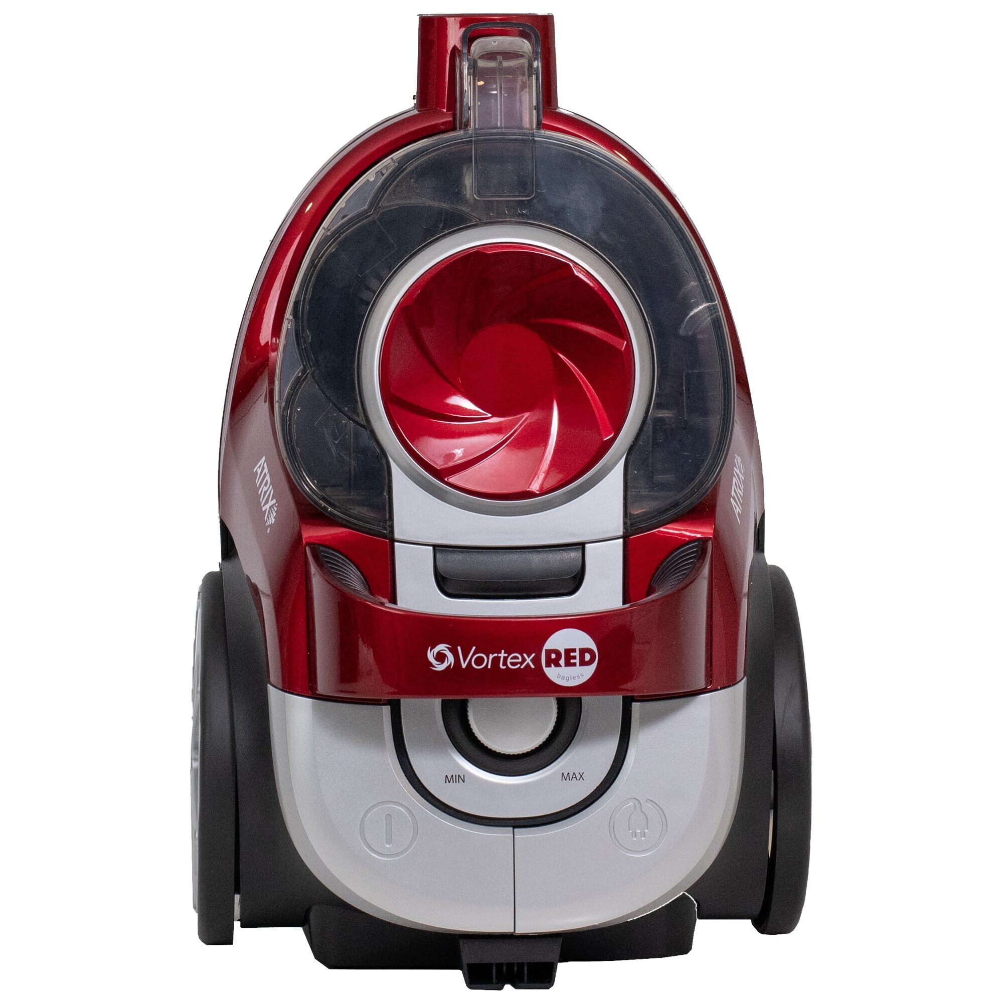Atrix, Vortex Red Bagless HEPA Vacuum, Vacuum Style Dry, Capacity 1 Gal, Model# VR25BCV